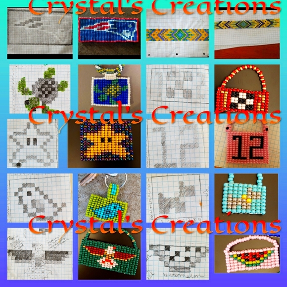 Handmade beaded keychains - Picture 1 of 3